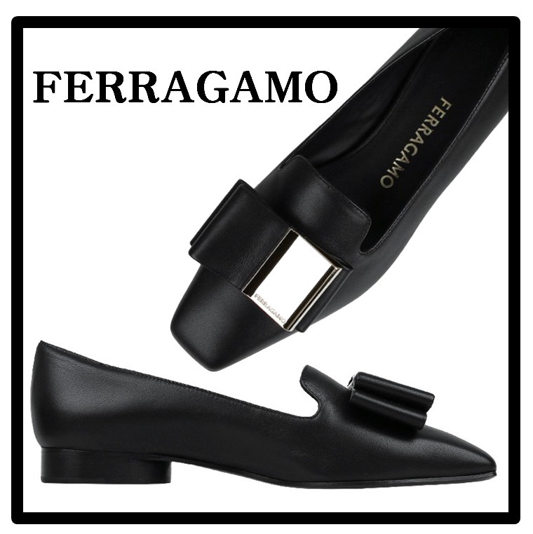 ★関税込★Ferragamo★FERRAGAMO FLAT SHOES モカシン★