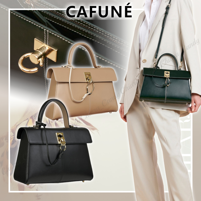 【23AW NEW】CAFUNE_women / STANCE BAG ハンドバッグ / ３色