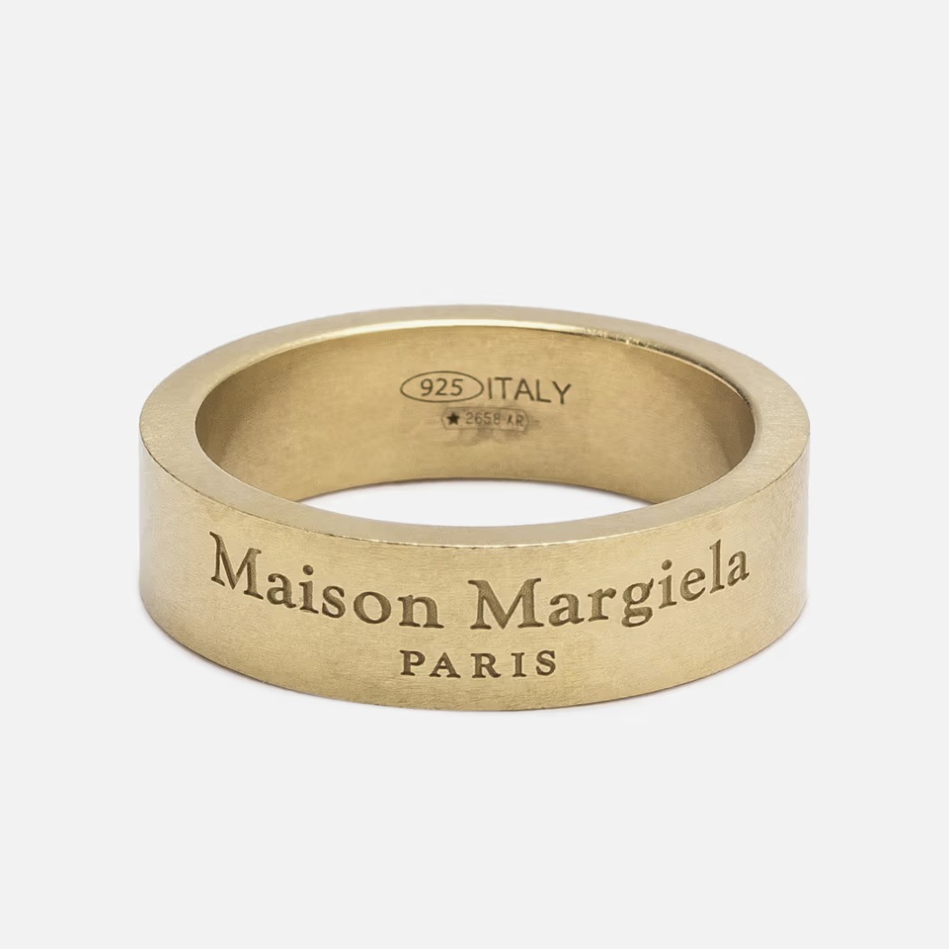 関税送料込*MAISON MARGIELA ロゴ リング 残りわずか】MAISON MARGIELA ロゴ リング 関税送料なし (Maison