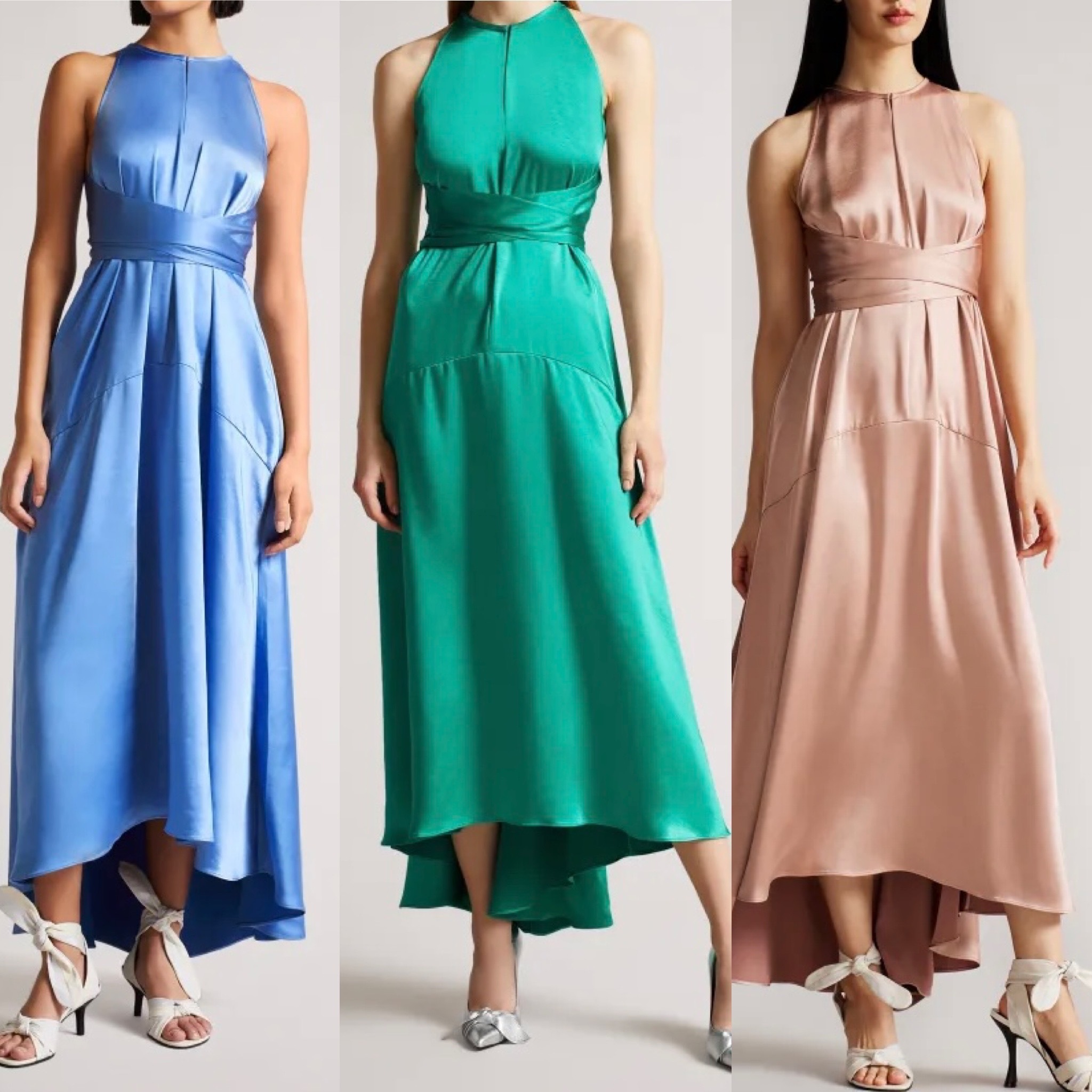 新作【TED BAKER】Mmilly ホルターネックハイロードレス