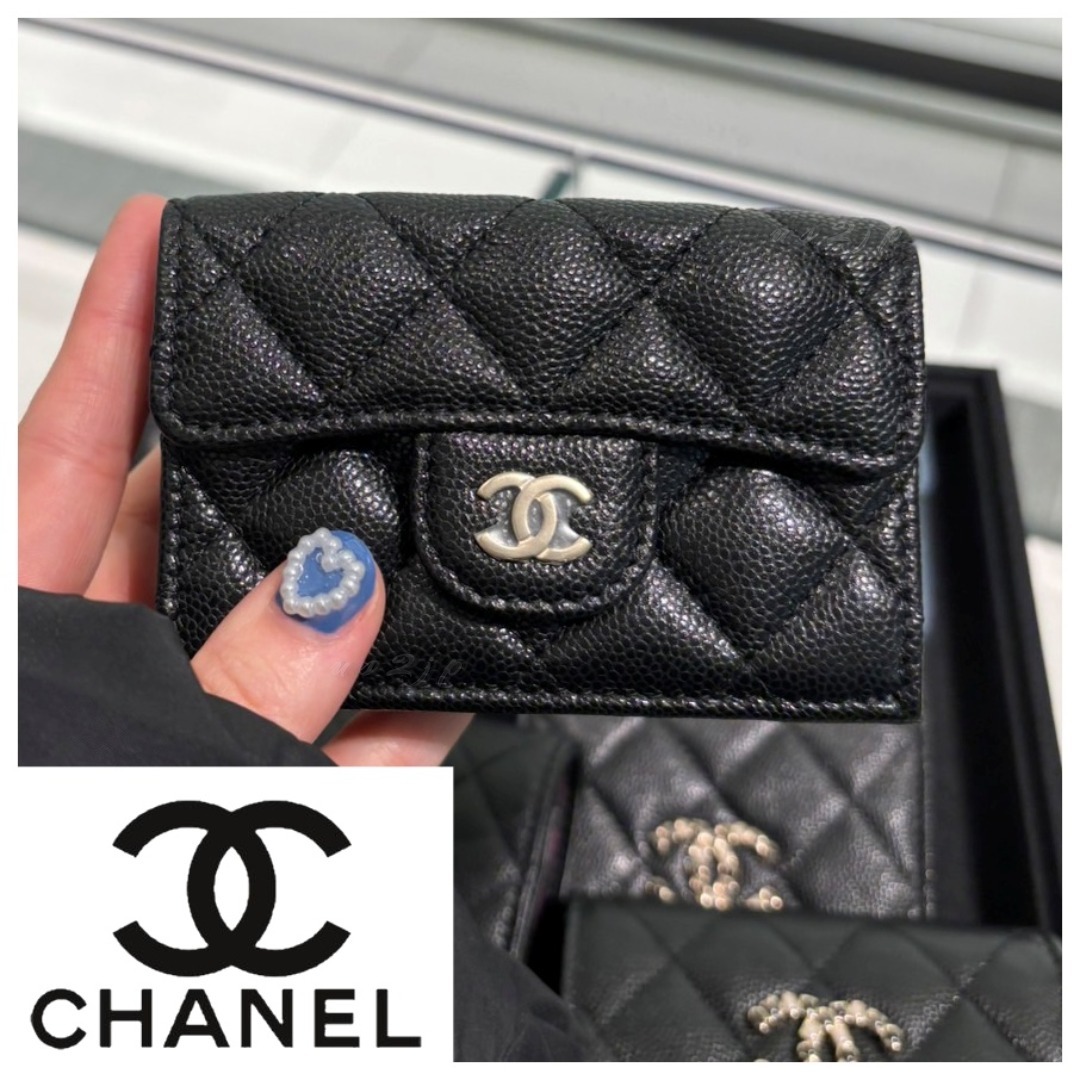 【上品で大人かわいい♡】CHANEL 折りたたみ財布☆ 上品♡カワイイ》 CHANEL 三つ折り財布