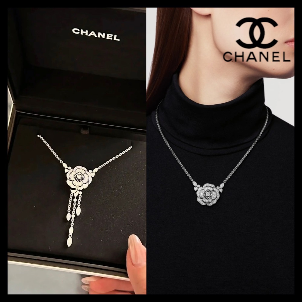 ◆エレガント◆【CHANEL】カメリア コレクション ネックレス エレガントなカメリアコレクション☆】CHANEL☆ネックレス