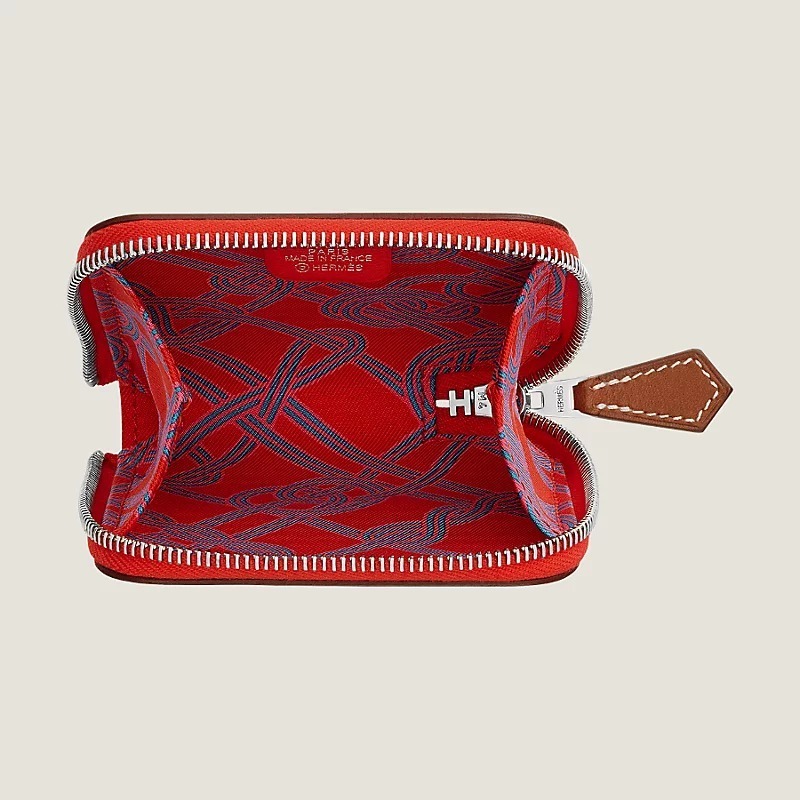 【特徴的なマリンノット柄♪】HERMES★財布《Silk'In》