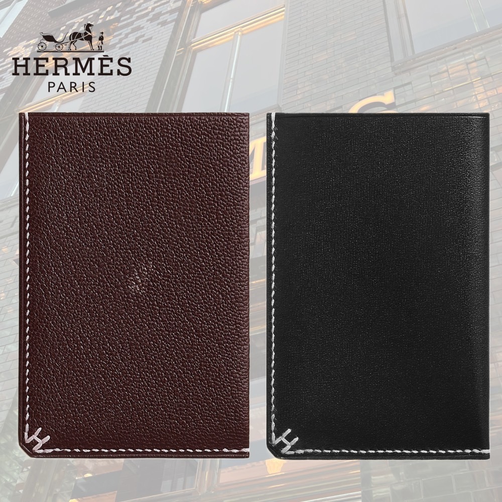HERMES カードホルダー Hermesnap card holder 直営店ラッピング