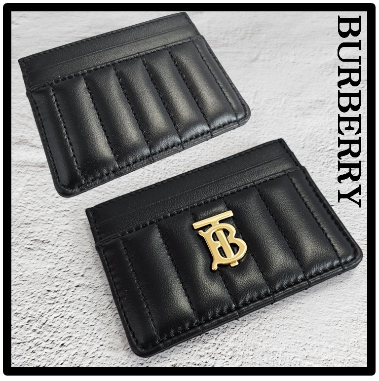 ★関税込★BURBERRY★キルティングレザーローラ カードケース