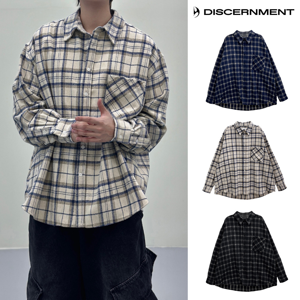 【DISCERNMENT】Studeover Brushed Check Shirt