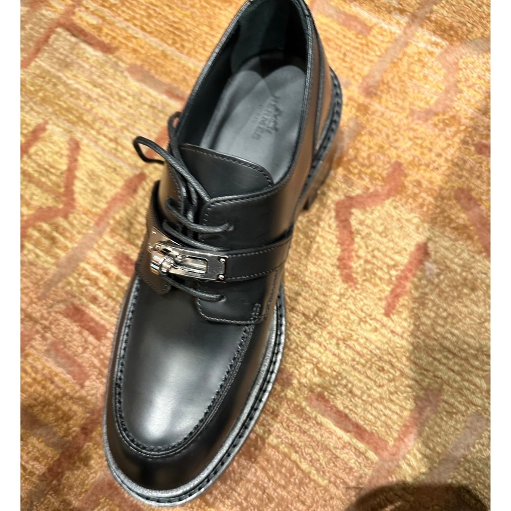 ローファー・オックスフォード HERMES Derby First ☆入手困難☆HERMES☆First derby ダービー ファースト シューズ