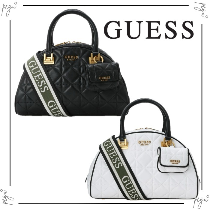 【Guess】国内発送 Mildred Bowler ハンドバッグ ミニポーチ付