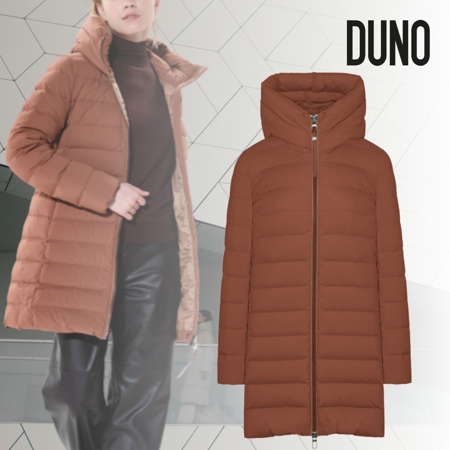 DUNO デュノ CELLINI キルト Down Coat ダウンコート ジャケット