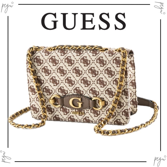 【Guess】国内発送 ショルダーバッグ IZZY Crossbody チェーン