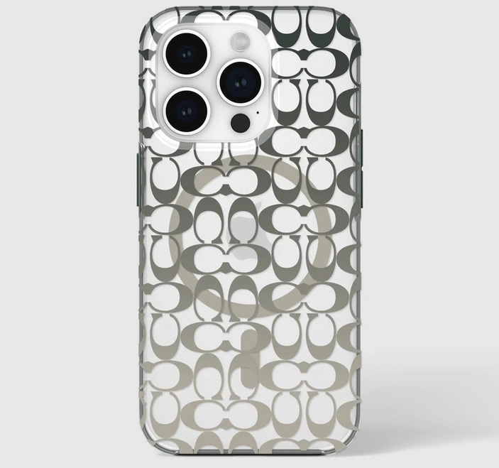 国内発送 Coach☆Signature C Ombre iPhone 15 Pro Max ケース