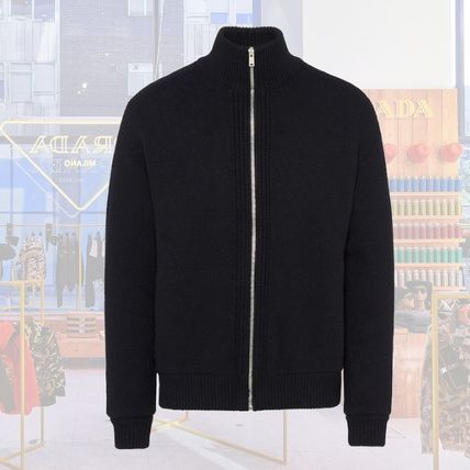 PRADA リナイロンジップアップカーディガン UJL75A ZIP ジップ PRADA(プラダ) カーディガン(メンズ) - 海外通販のBUYMA
