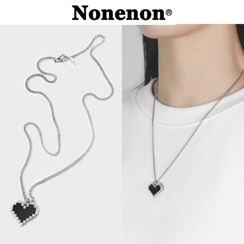 ★BTS着用ブランド★NONENON★PIXEL LOVE NEC SILVER925