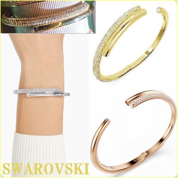 SWAROVSKI スワロフスキー Dexteraバングルブレス追跡送料関税込