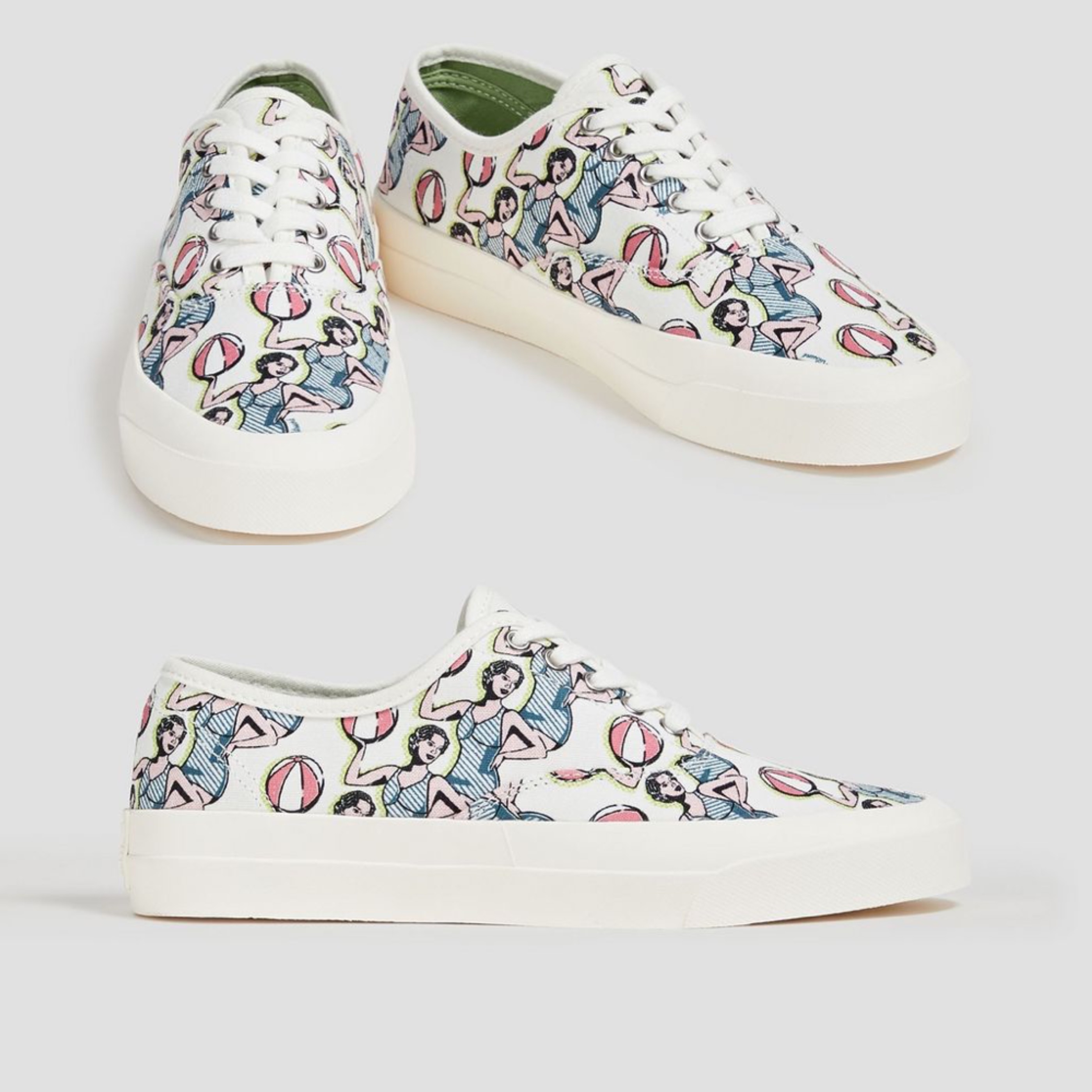 VIP★Maison Kitsune キャンバス スニーカー