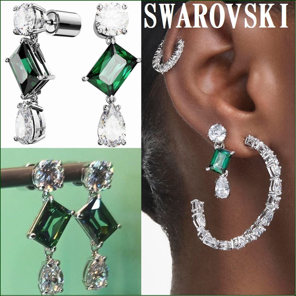 SWAROVSKI スワロフスキー Mesmeraドロップピアス追跡送料関税込