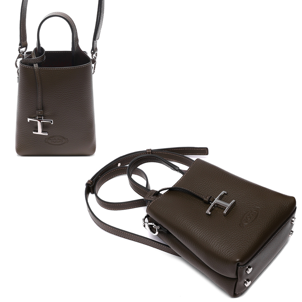 関税負担なし☆TOD'S トッズ タイムレス バケット バッグ
