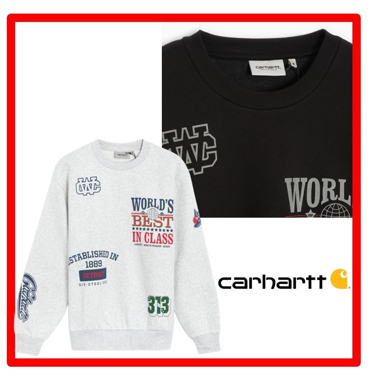 ★韓国の人気★【CARHARTT】★MULTI WORLD SWEATSHIR.T★