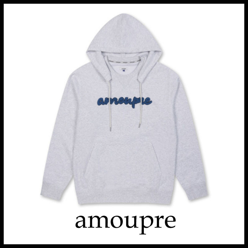 ★AMOUPRE ★ AMOUPRE LETTERING HOODIE SWEATSHIRT