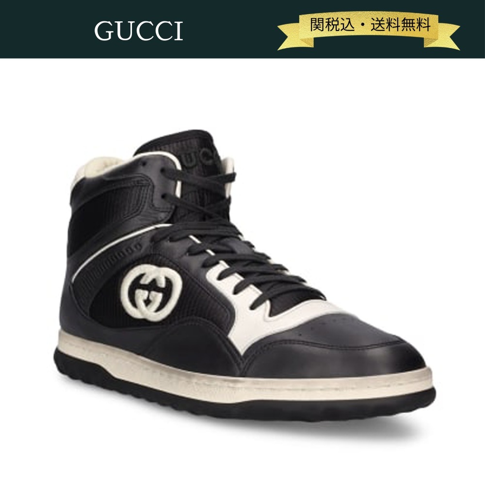 【関税・送料込】GUCCI MAC80 メンズ ハイトップスニーカー