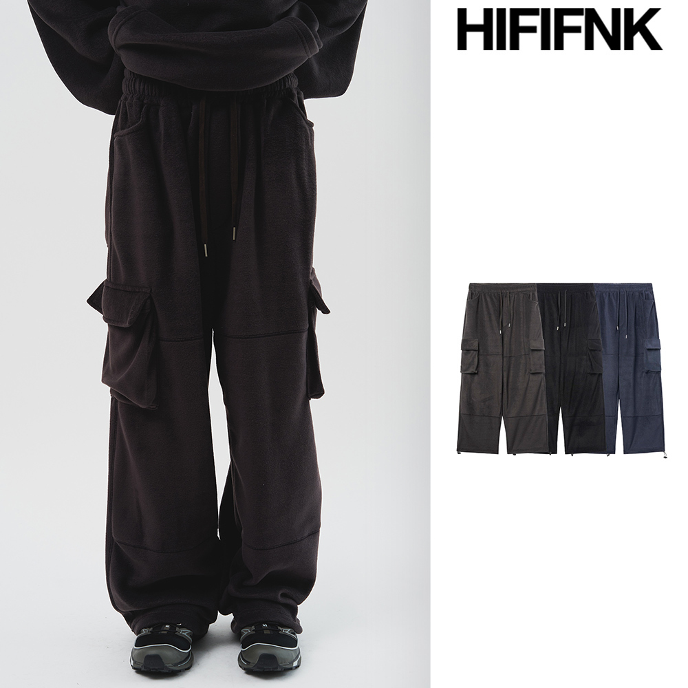 【HI FI FNK】Grek Fleece Cargo Pants