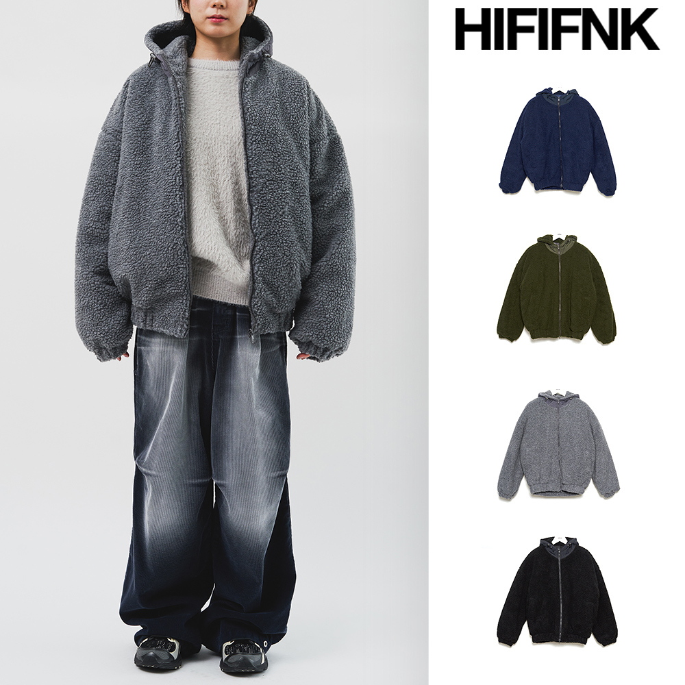【HI FI FNK】Franky Fleece Hooded Jumper