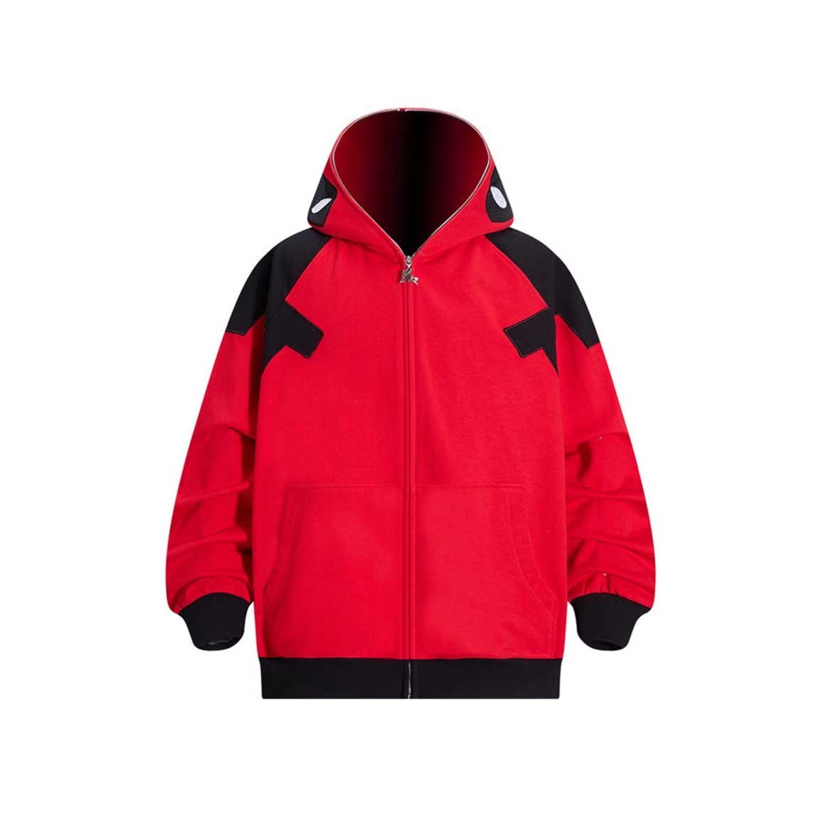 ◆Kakazzy◆フルジップパーカー レッド 送料込 ◇Kakazzy◇フルジップ パーカー レッド Eyes can see 送料込