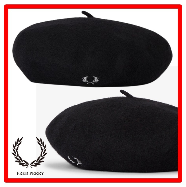 ★韓国の人気★【FRED PERRY】★FRED PERRY ベレー.帽★関税込★