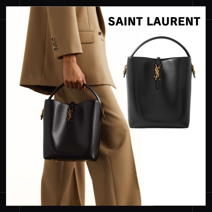 【SAINT LAURENT】国内発送☆ Le 37 レザー バケットバッグ