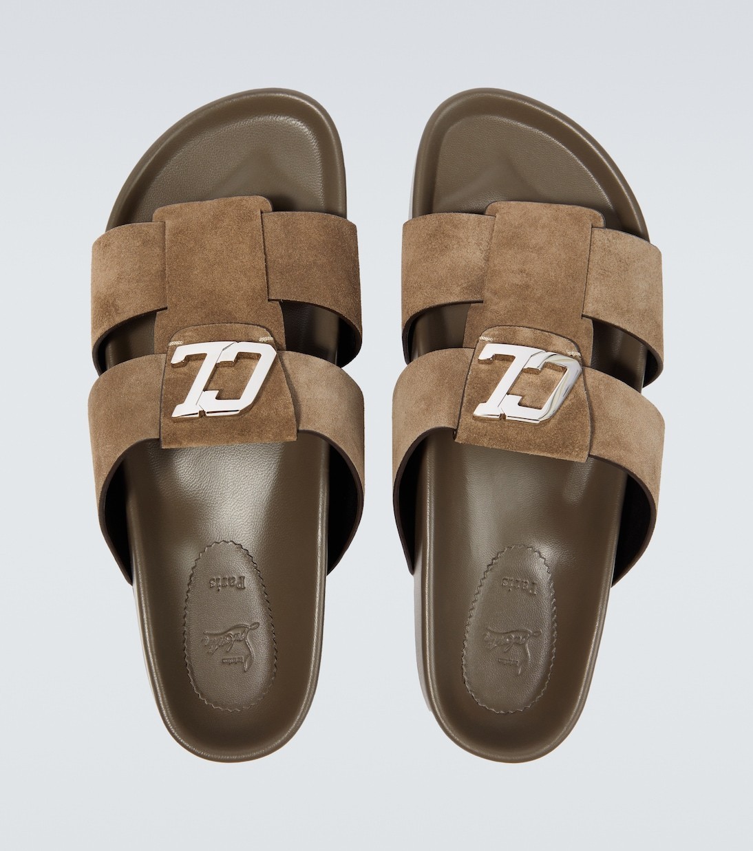 【Christian Louboutin】 Dhabubizzスエードサンダル Christian Louboutin Dhabubizz Sandals – THELUXESHOPPER