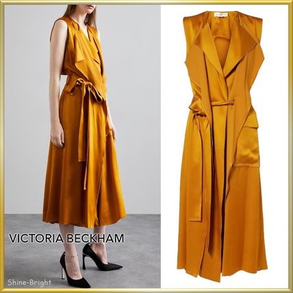 オレンジ系 Victoria Beckham(ヴィクトリアベッカム) ワンピース
