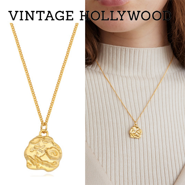 【VINTAGE HOLLYWOOD】Bumpy Round Necklace★送料・関税込