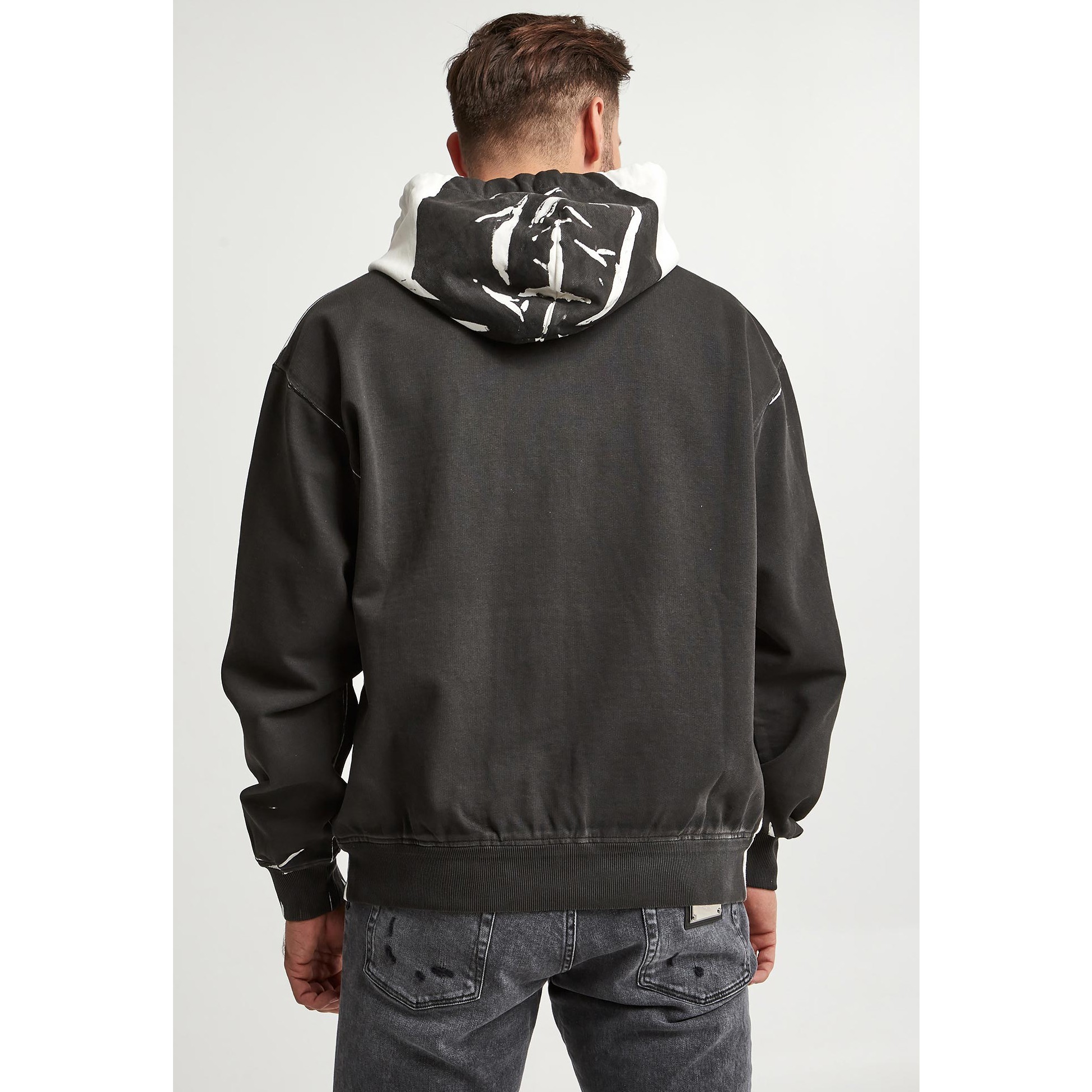 Dolce & Gabbana DGロゴ タイダイ フーディ パーカー DOLCE&GABBANA ロゴプレートプリント フード付 スウェットパーカ