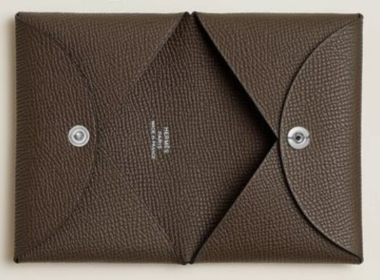 【シンプルで使いやすい☆】HERMES カードケース《Calvi》