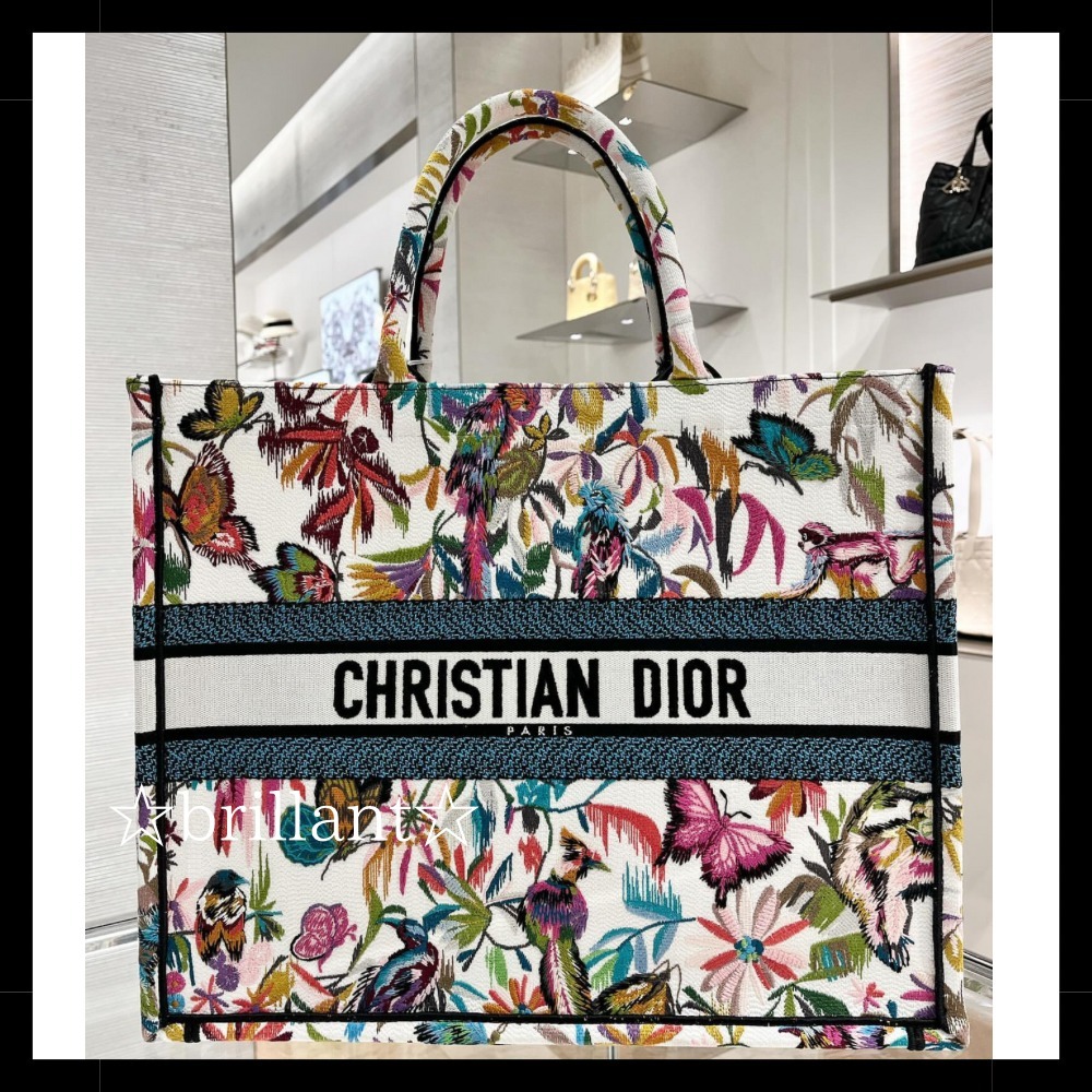 【★国内発送★】DIOR BOOK TOTE バッグ ミディアム