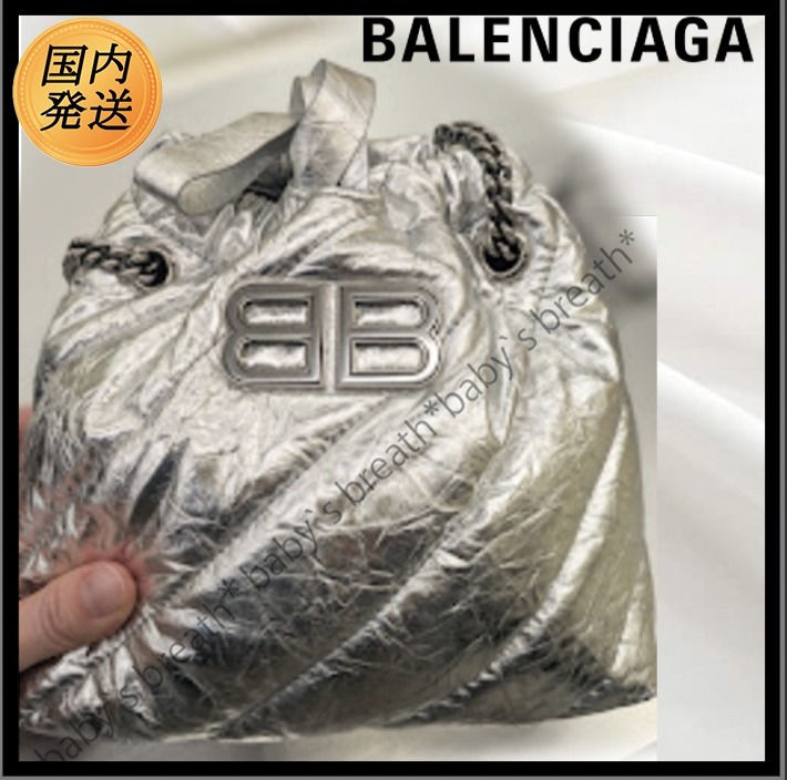【国内発送★BALENCIAGA】ウィメンズ CRUSH XS トートバッグ