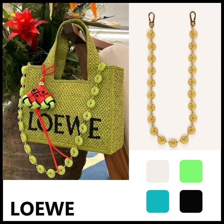 【LOEWE】ロエベ ドーナツ チェーン ストラップ アセテート
