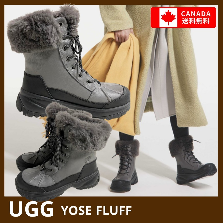 【Ugg】完売カラー！グレー★日本未入荷★ヨセフラッフ★