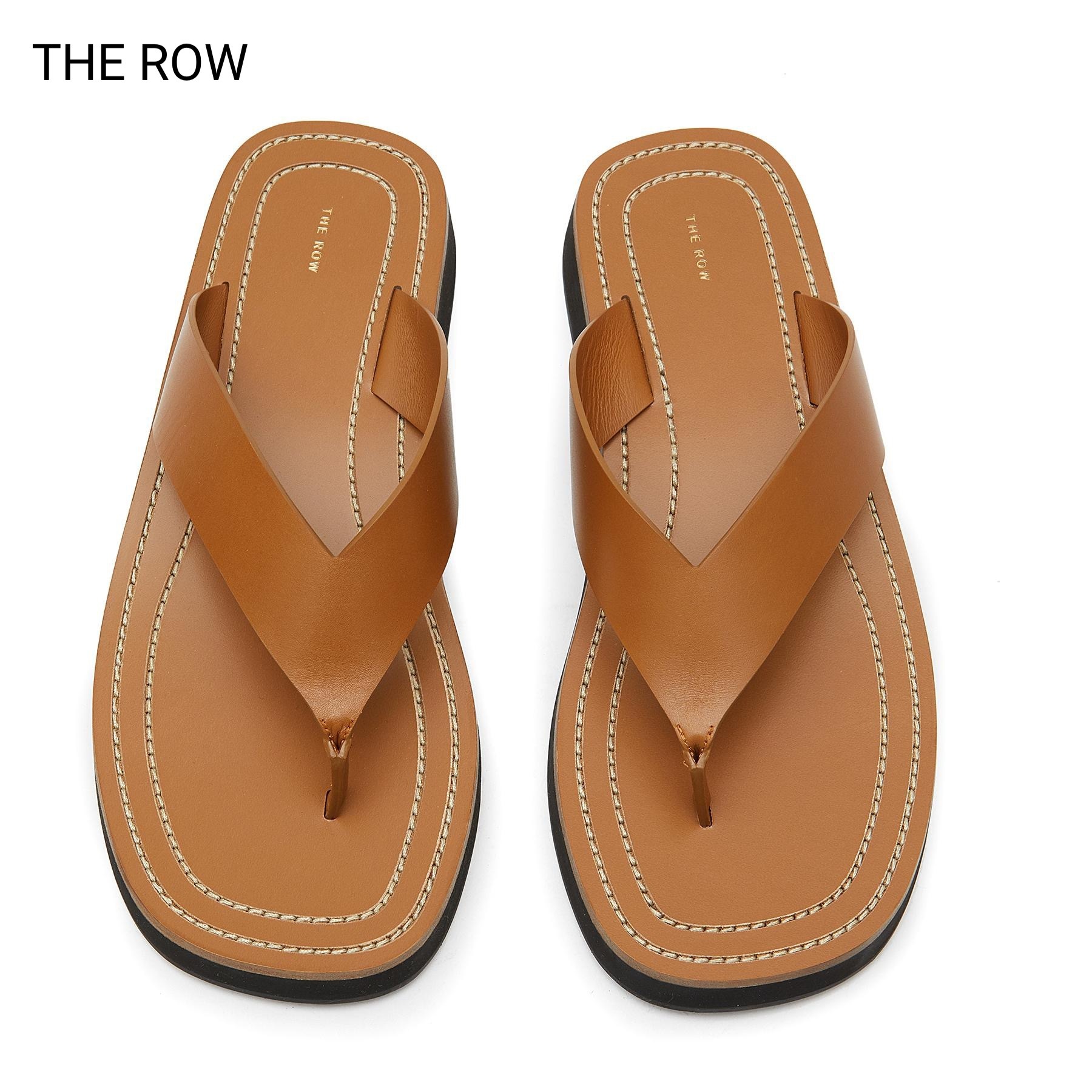 【THE ROW】GINZA レザー トングサンダル