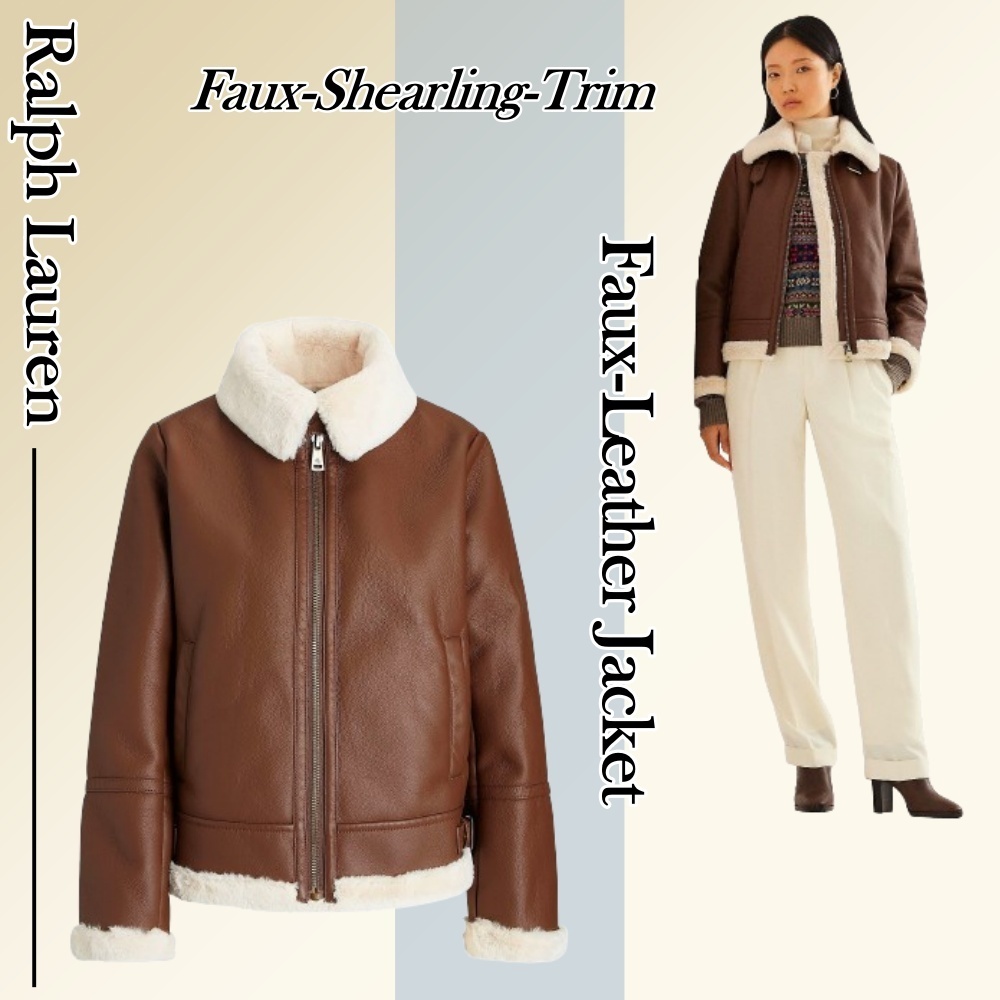 Ralph Lauren フェイクレザージャケット
