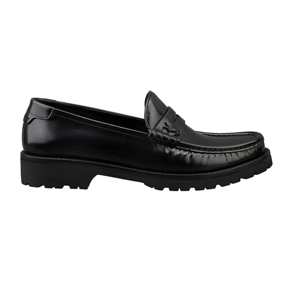 Saint Laurent 801437AAEAX1000 関税送料込 関税負担なし☆Saint Laurent サンローラン レザーローファー