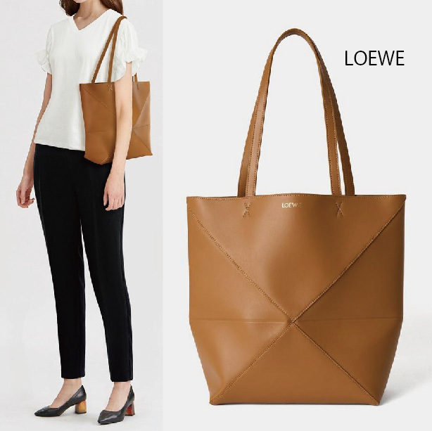 【LOEWE】Puzzle Fold Tote M カーフスキン トートバッグ
