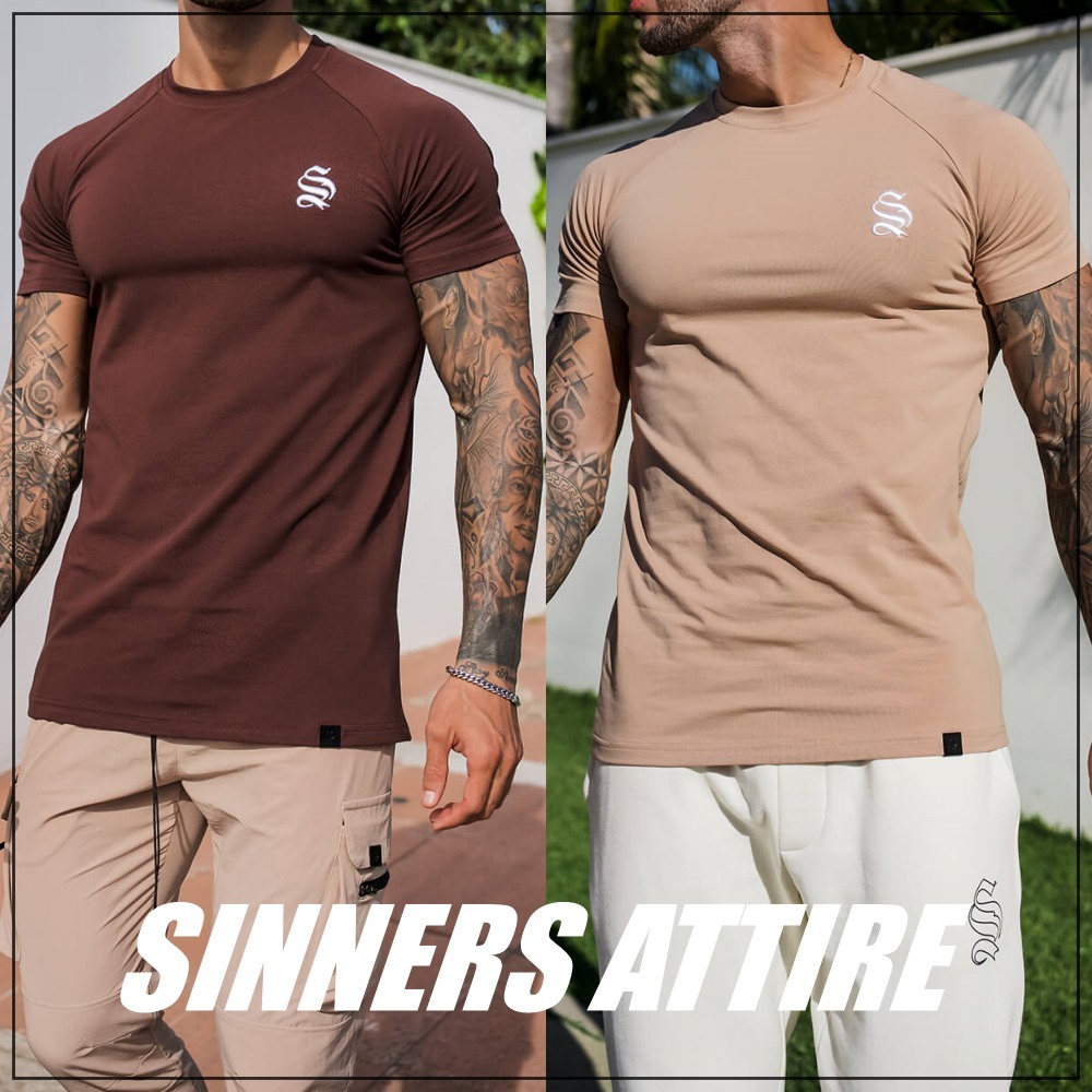SINNERS ATTIRE☆CORE スリムフィット Tシャツ