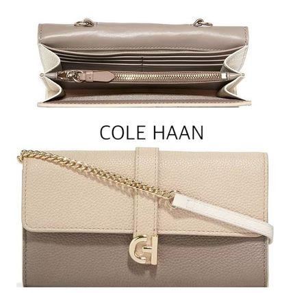 Cole Haan Shoulder Bags Casual Style Studded Street Style Leather Party Style