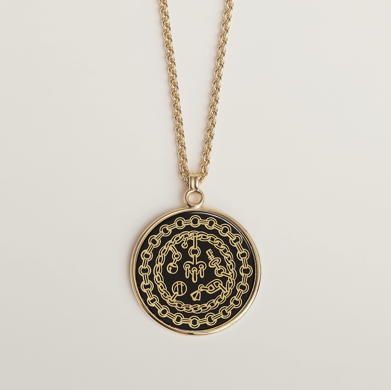 HERMES（エルメス）- Medaille Chaines ネックレス GM ジョーヌ