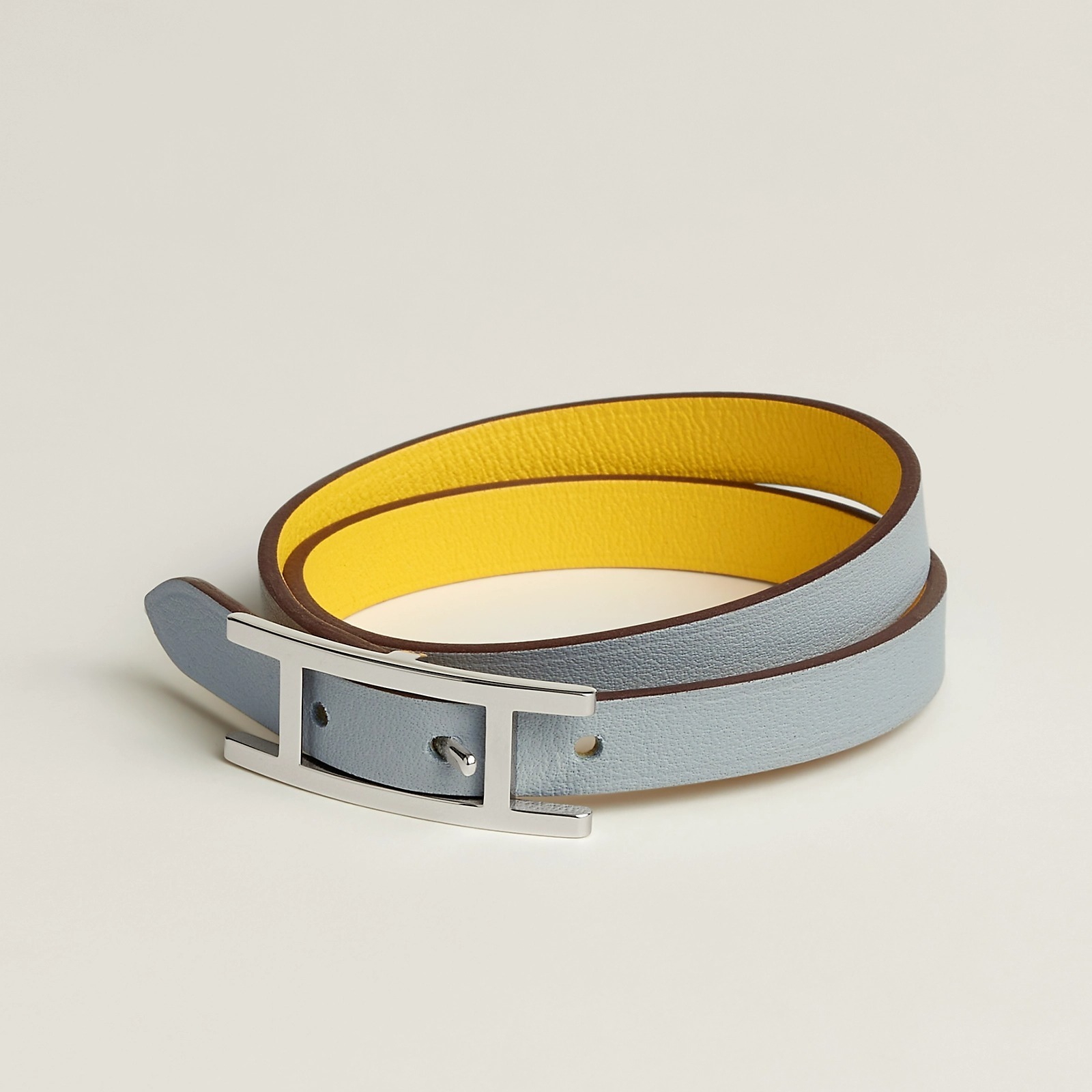 【おしゃれ】HERMES 《ビーアピ》レザーブレスレット