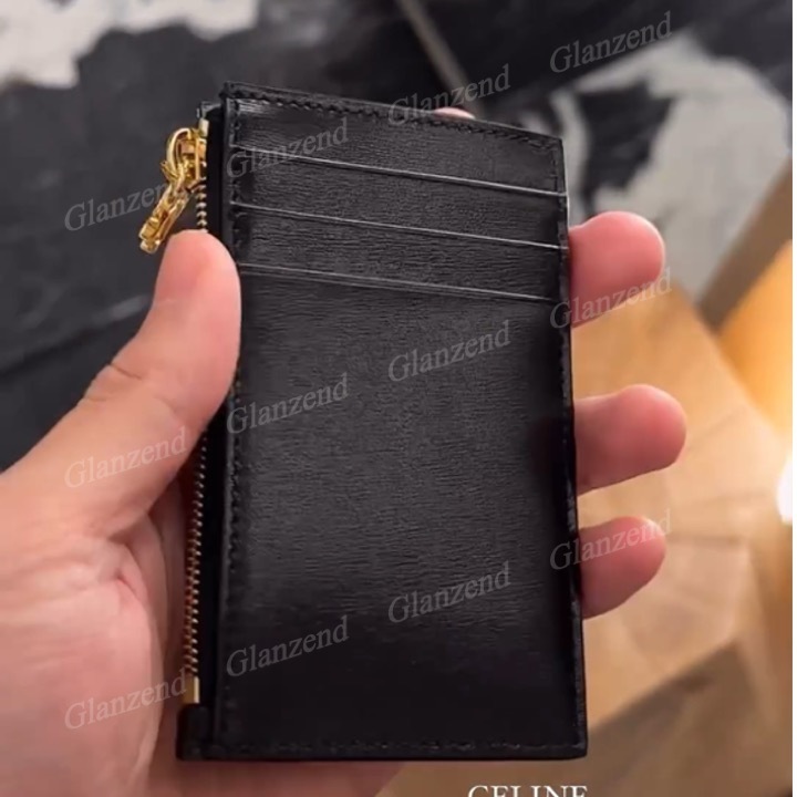 【直営・関税送料込】ジップ付きカードホルダー / トリオンフ ☆大人気☆【CELINE】トリオンフ ジップ付き カードホルダー