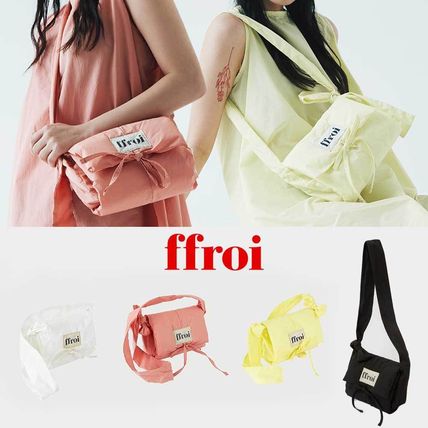 ffroi Shoulder Bags Casual Style Unisex Street Style Plain Crossbody Logo