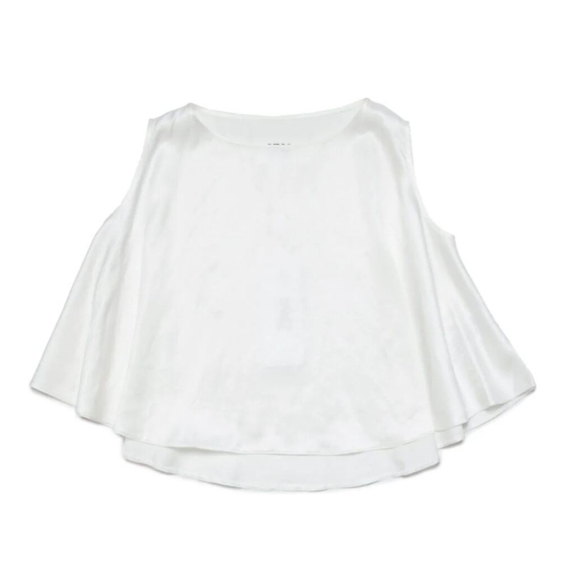 キッズ用トップス MM6 Maison Margiela SS24 SHIRT (M60489.MM01W M6101 WHITE)