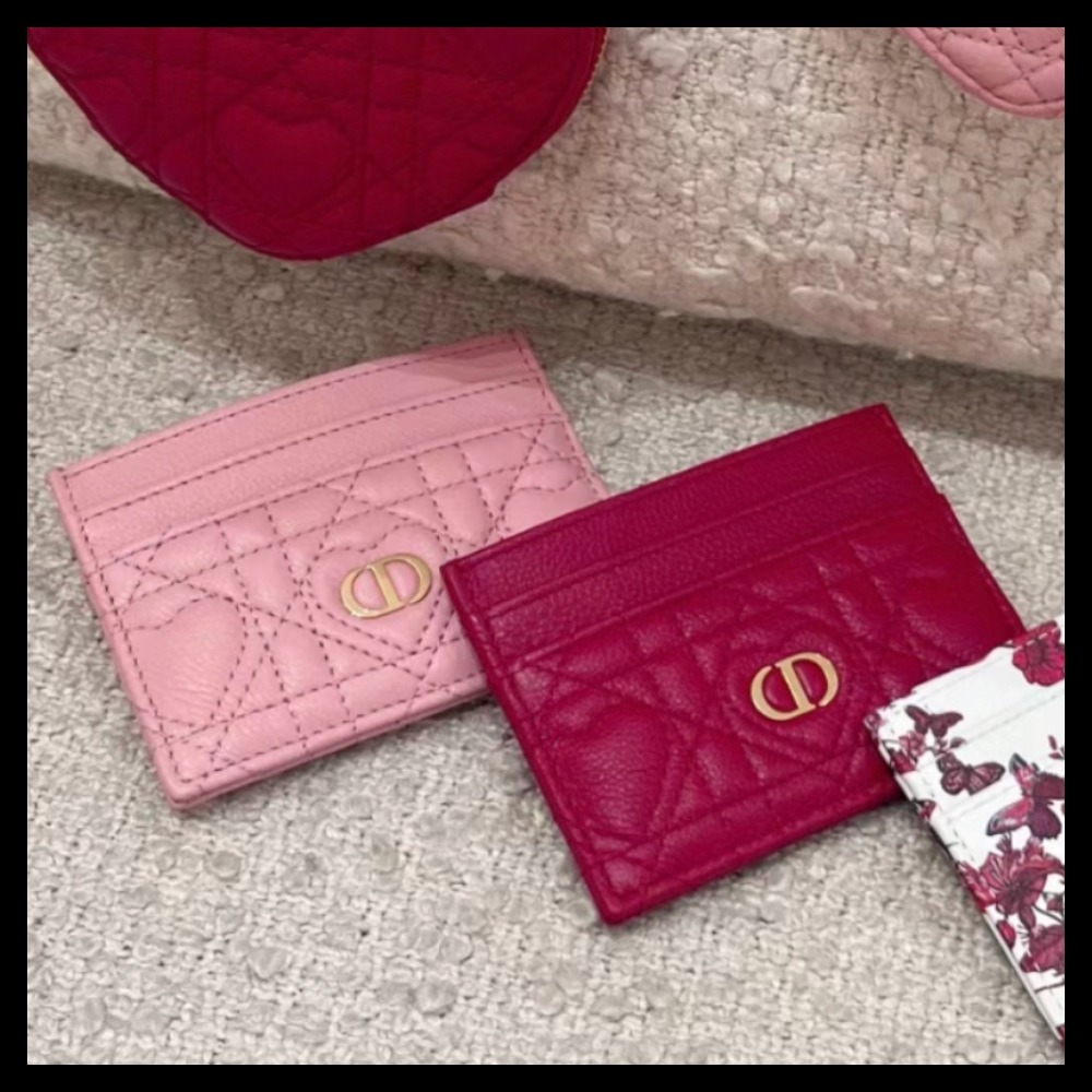 【★国内発送★】DIOR CARO カードホルダー ハートのデザイン♪】DIOR☆DIOR CARO カードホルダー 財布・小物